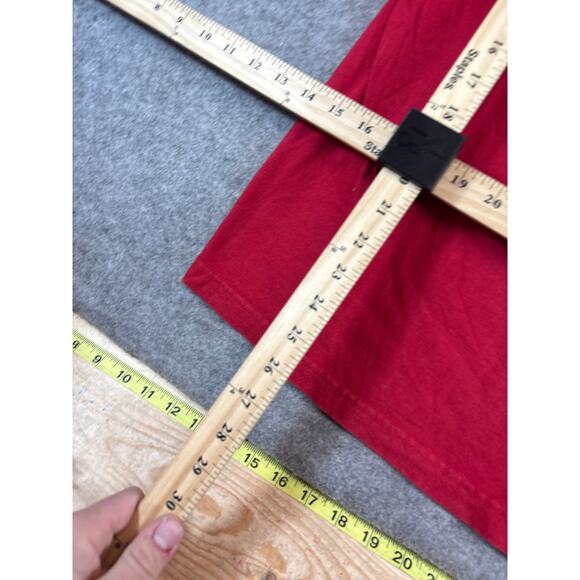 Fox Racing Shirt Mens Small Red Graphic Tee Motocross Biker Streetwear Grunge - Picture 3 of 5